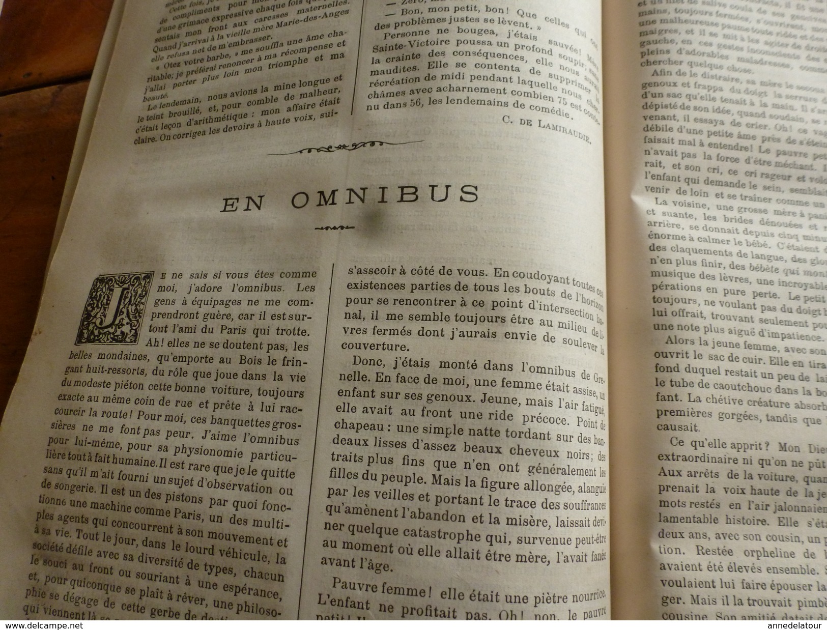 1883 Journal Des Demoiselles  : Mémoires Du Comte De Ségur; En Omnibus; Economie Domestique;etc - Non Classés