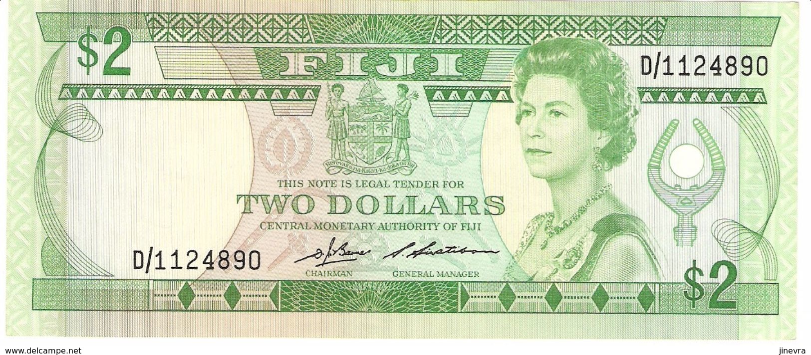FIJI 2 DOLLARS 1983 PICK 82a AU/UNC - Fidji
