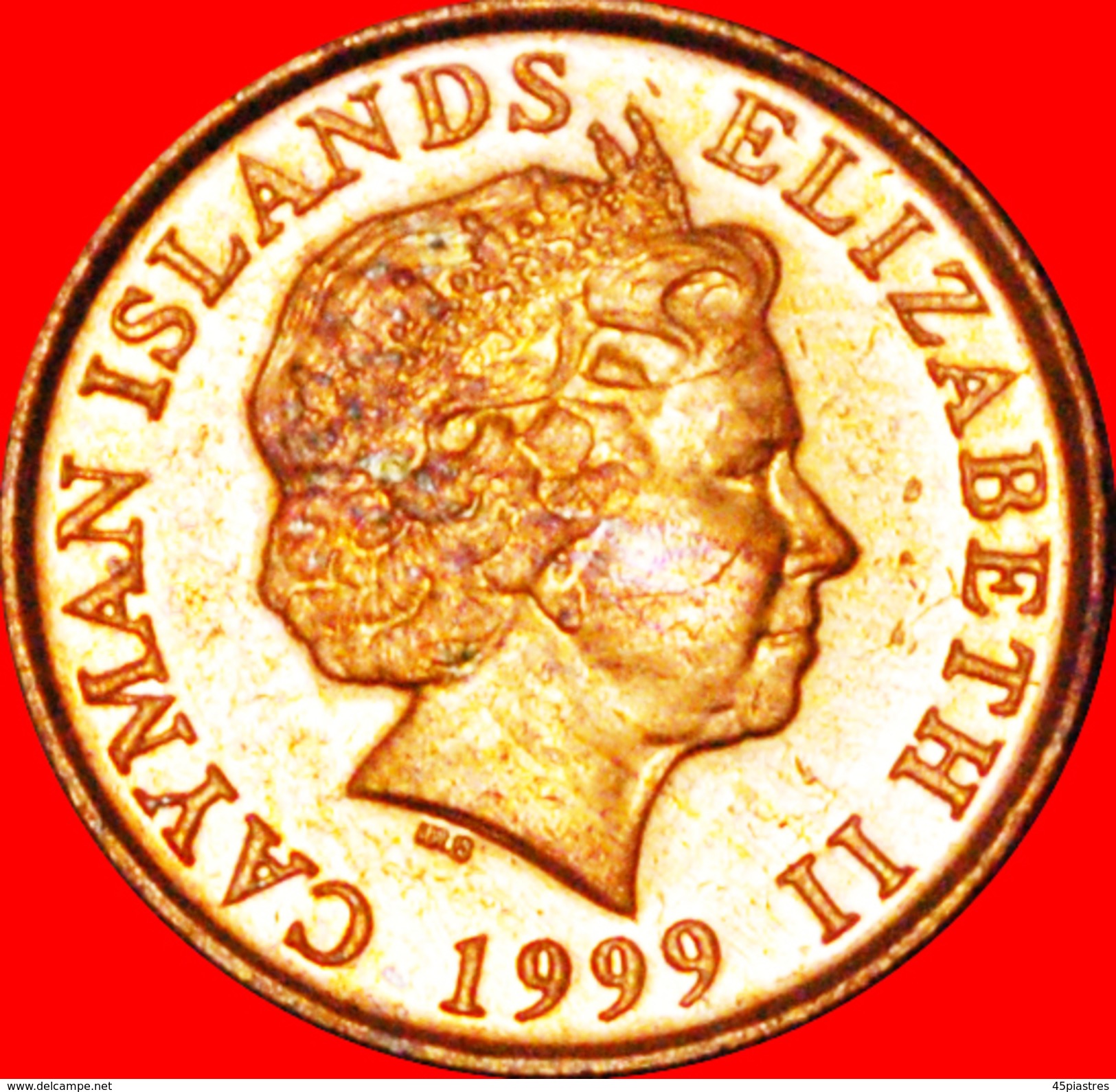 § BIRD: CAYMAN ISLANDS &#x2605; 1 CENT 1999 MINT LUSTER! LOW START&#x2605; NO RESERVE! - Cayman Islands