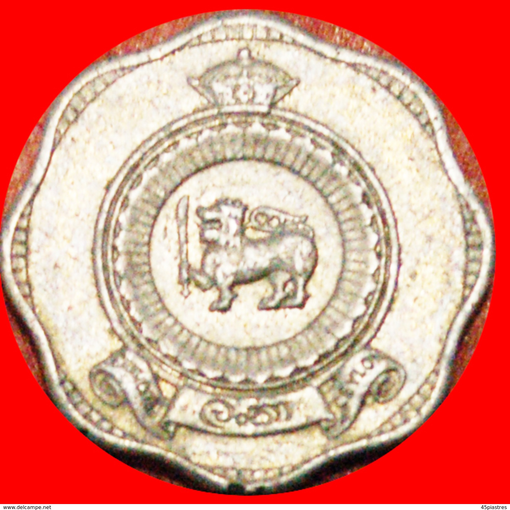 • BRITISH COMMONWEALTH LION: CEYLON ★ 2 CENTS 1971! LOW START&#x2605; NO RESERVE! - Sri Lanka (Ceylon)