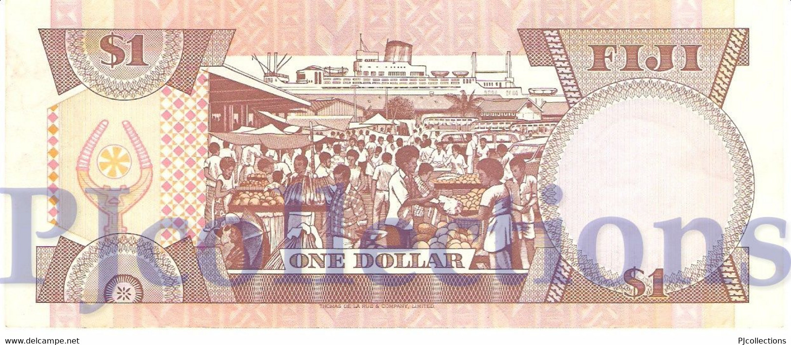 FIJI 1 DOLLAR 1980 PICK 76a AU/UNC - Fiji