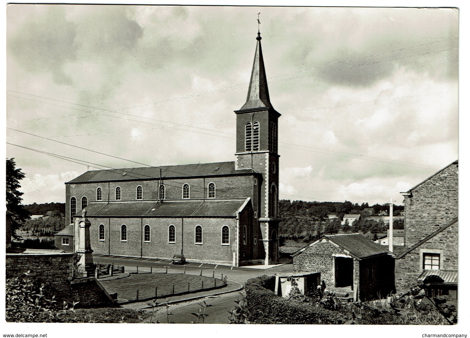 Haillot - L'Eglise, Edit. Boinon - Haillot  - Circulée - 2 Scans - Ohey