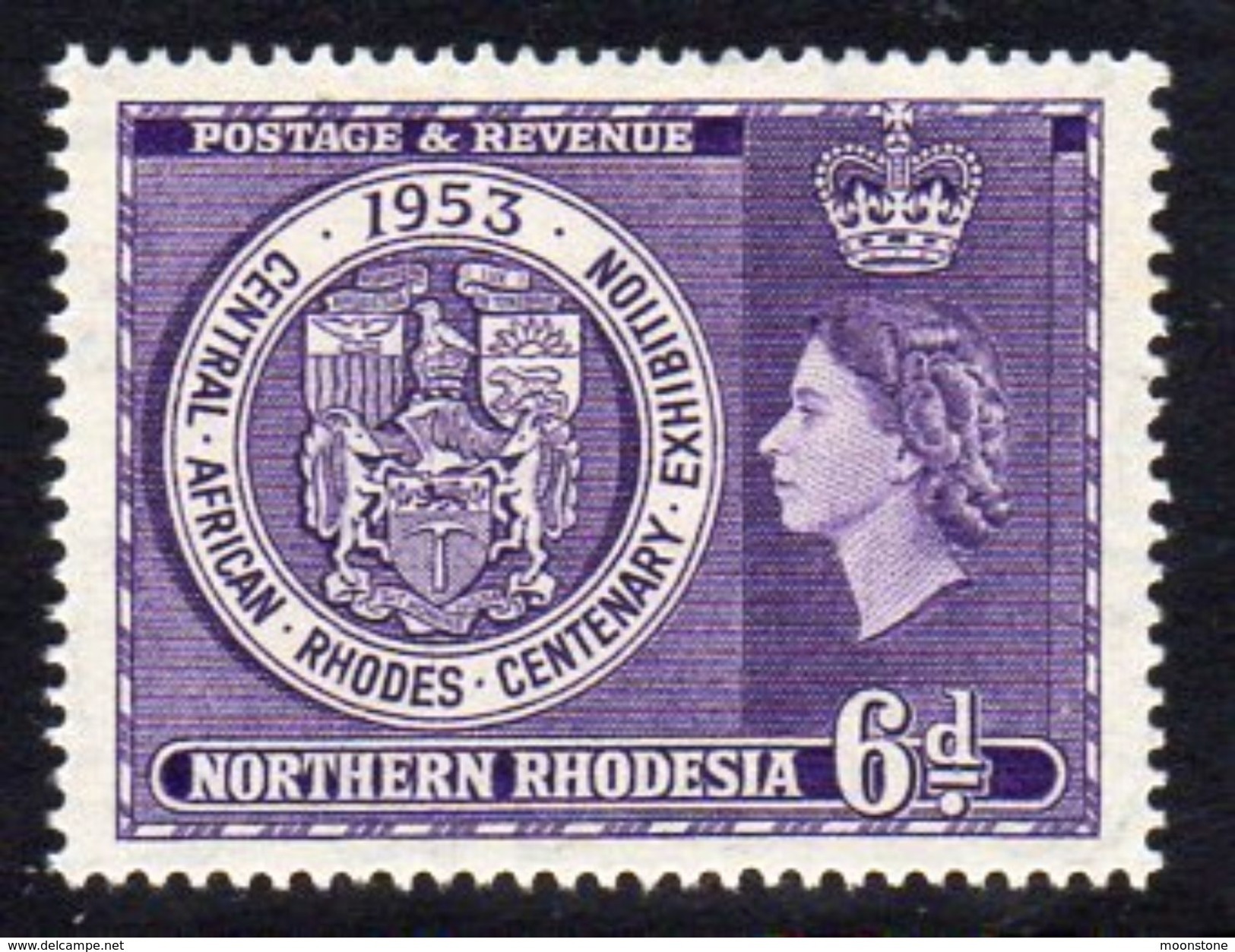 Northern Rhodesia 1953 Rhodes Centenary Exhibition, SG 59 (BA) - Northern Rhodesia (...-1963)