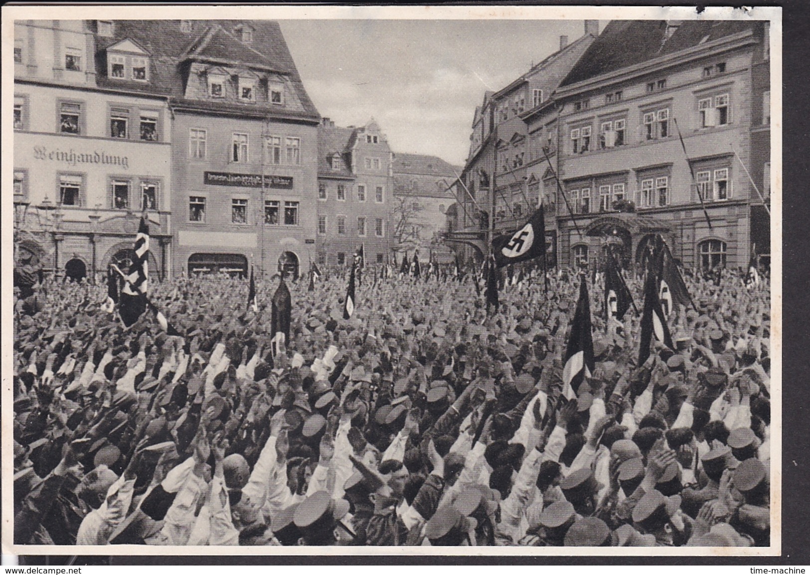 Propaganda Sammelbild ,  " Deutschland Erwacht " Bild 100 - Briefe U. Dokumente