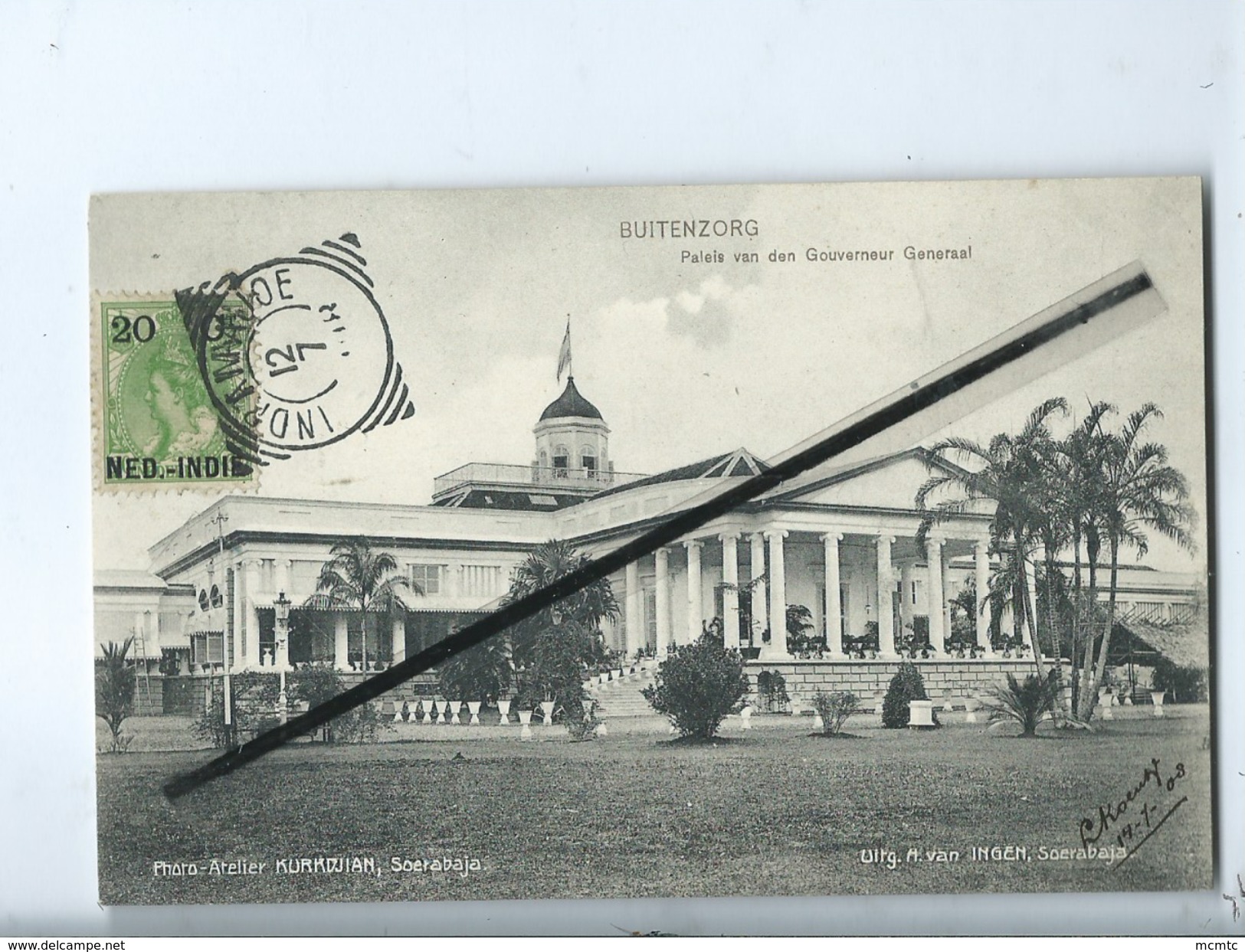 CPA -  Buitenzorg - Palais Van Den Gouverneur Général (voir Cachet Au Verso ) - Indonesia