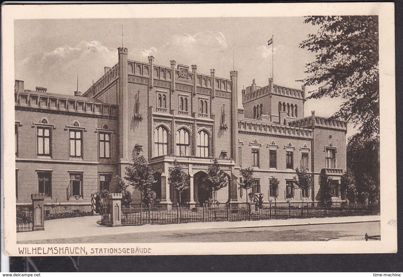 Wilhelmshaven Stationsgebäude Feldpost 1914 - Wilhelmshaven