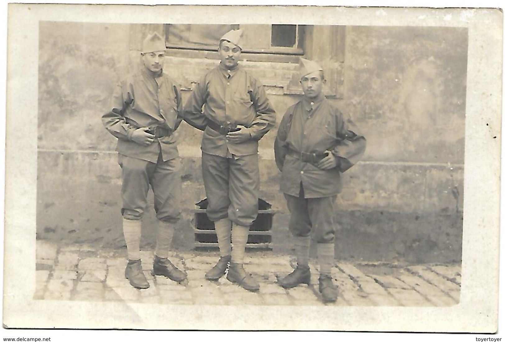 CP 430  Carte-Photo De Trois Soldats - Autres & Non Classés