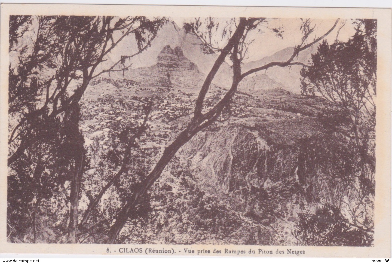 974 - CILAOS - Ile De La REUNION - ILE BOURBON - VUE PRISE DES RAMPES DU PITON DES NEIGES - Autres & Non Classés