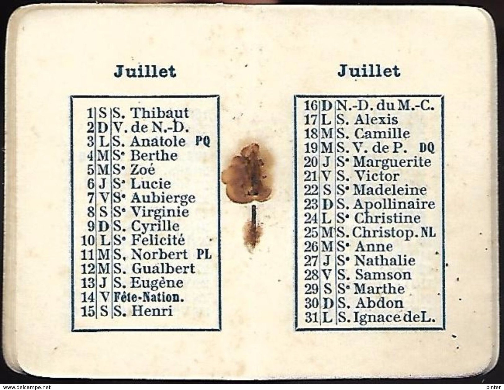 CALENDRIER 1911 - Format 4 X 6 Cm Fermé - Librairie Des Ecoles J. THIL - CHATEAU-THIERRY - Kleinformat : 1901-20