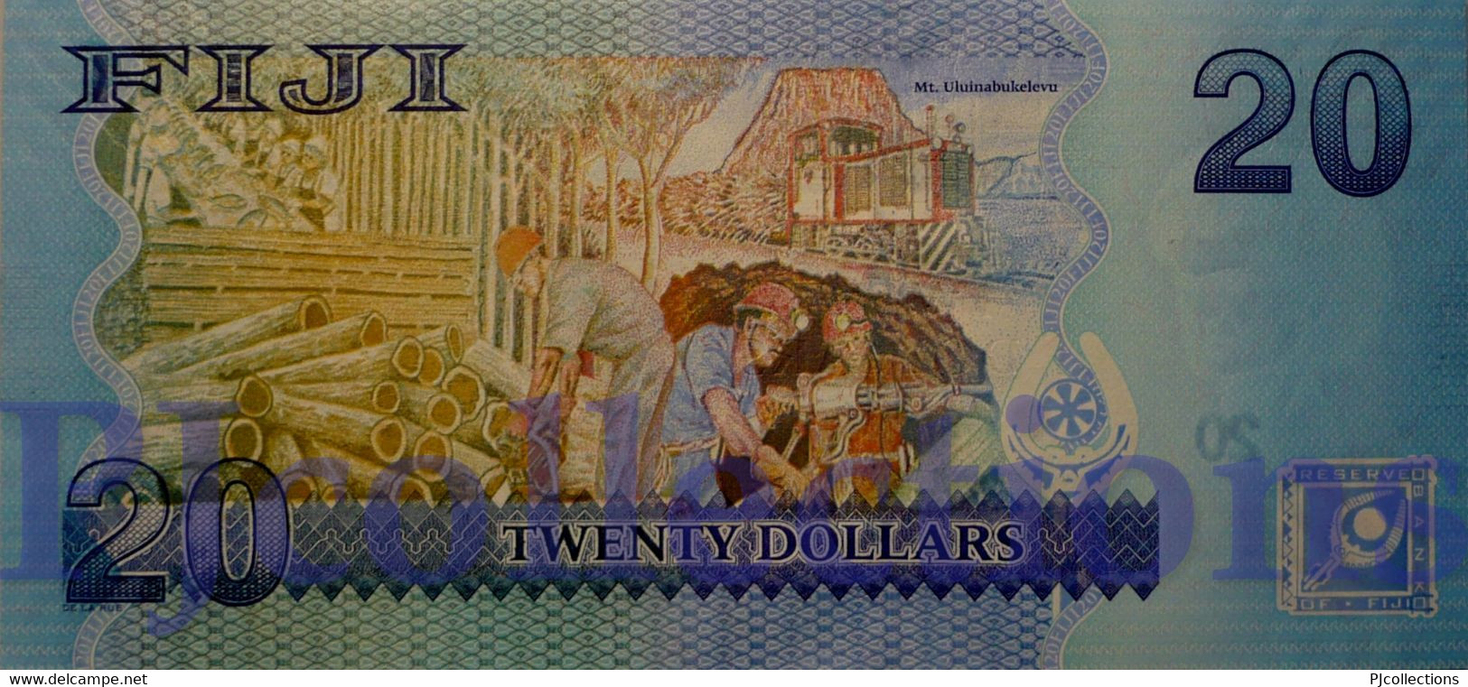 FIJI 20 DOLLARS 2013 PICK 117a UNC PREFIX "FFA" LOW SERIAL NUMBER - Fidji