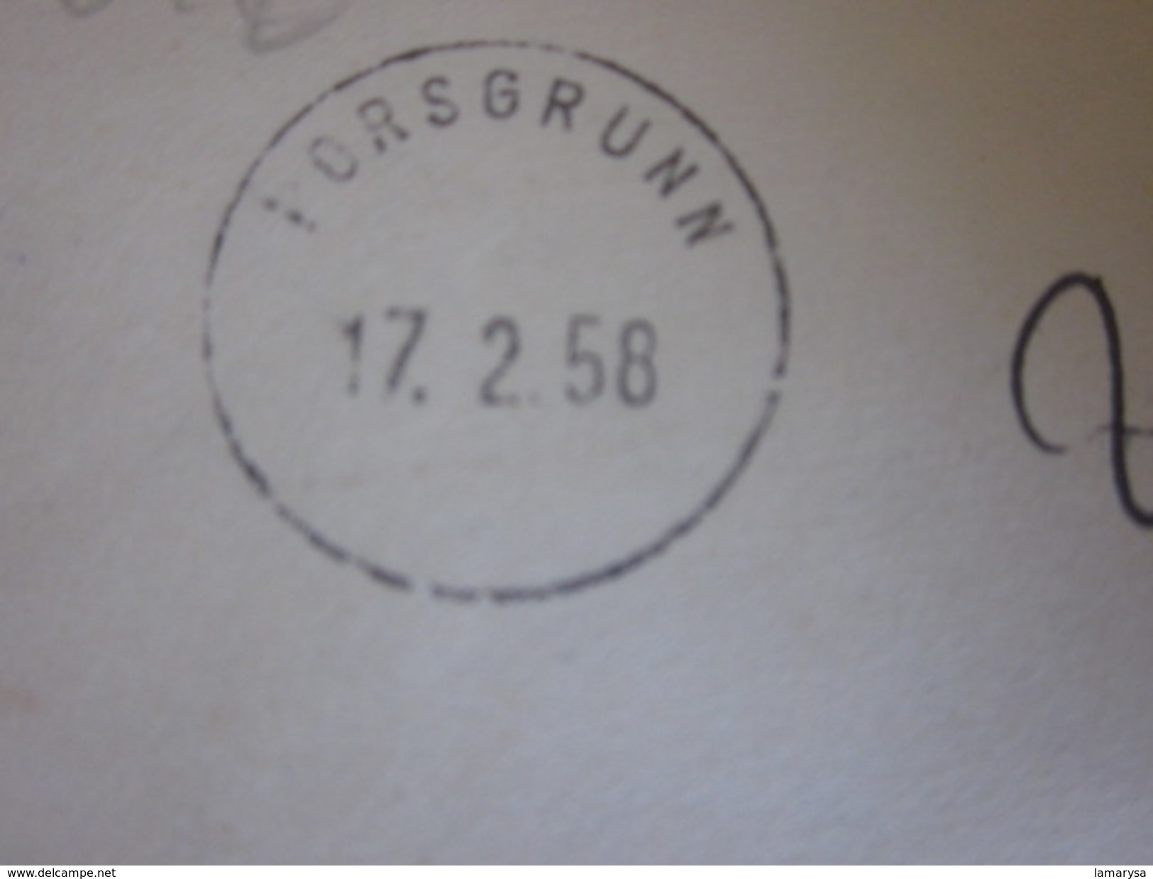 Porsgrunn Norge Norvège-1958 Lettre Document Letter Registered Recommandé Stamp Timbre By Air Mail Par Avion Paris FR - Covers & Documents
