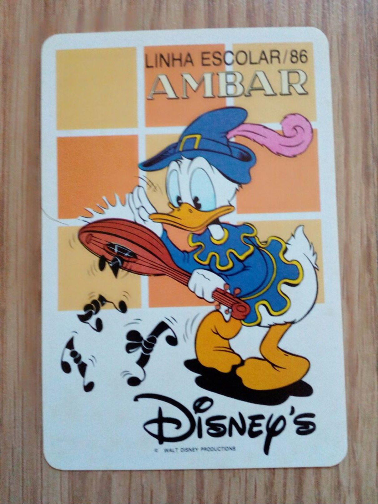 Calendrier De Poche Disney 1986 - Tamaño Pequeño : 1981-90