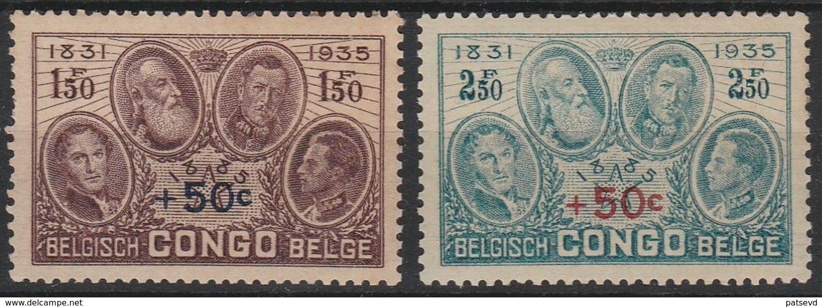 Belgisch Congo 192/193  Pour Monument Du Roi Albert ** - Neufs