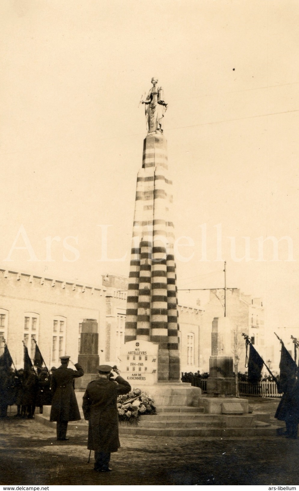 CPA / ROYALTY / Belgium / Belgique / Koning Albert I / Roi Albert I / L'Inauguration Du Monument Des Artilleurs / 1925 - Etterbeek