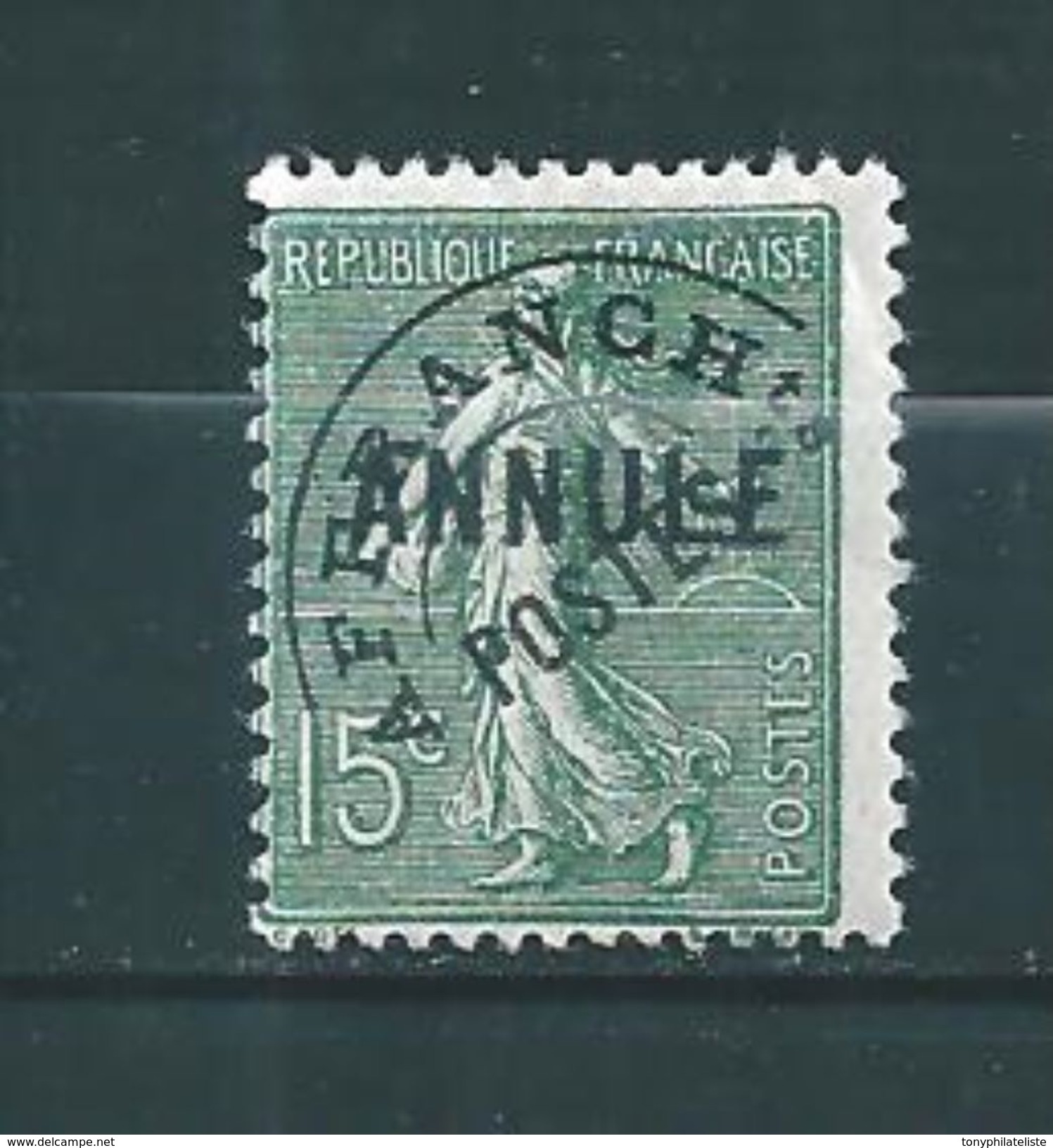 France Timbre Préoblitéré  N°45    (surchargé Annulé)   Neuf **  Cote 125&euro; - Lehrkurse