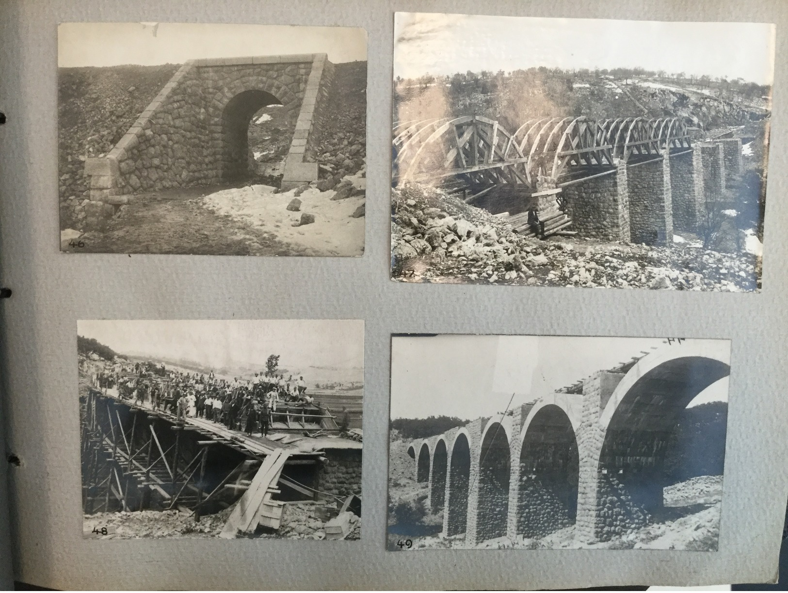 IZGRADNJA PRUGE  :KNIN -  GRACAC Construction of railway line  Knin - Gracac  BAHNHOF   RAILWAY   TRAIN  ZUG  170 PHOTOS