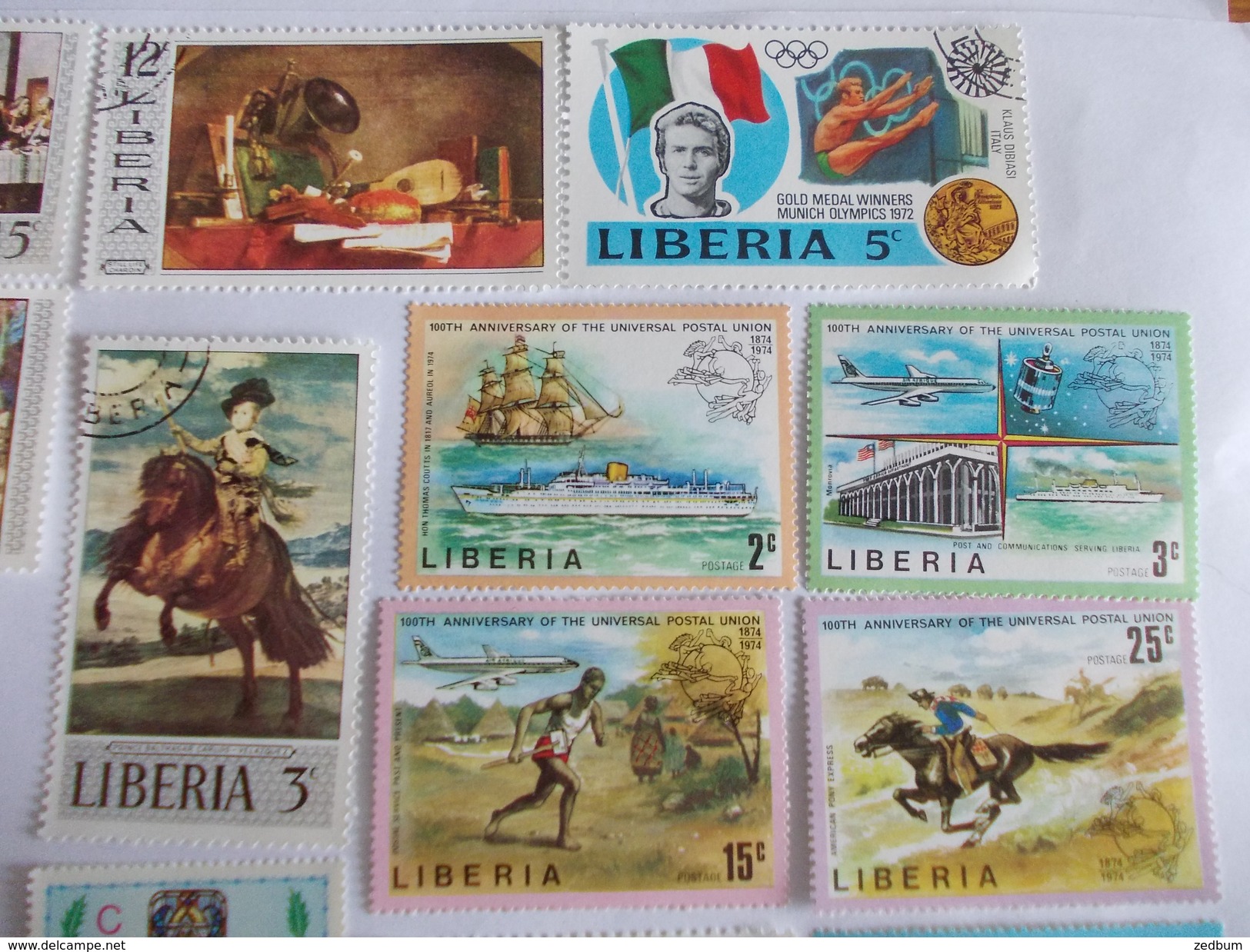 TIMBRE Liberia Valeur 5.15 &euro; - Liberia