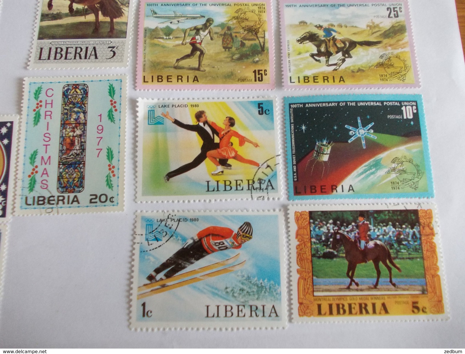 TIMBRE Liberia Valeur 5.15 &euro; - Liberia