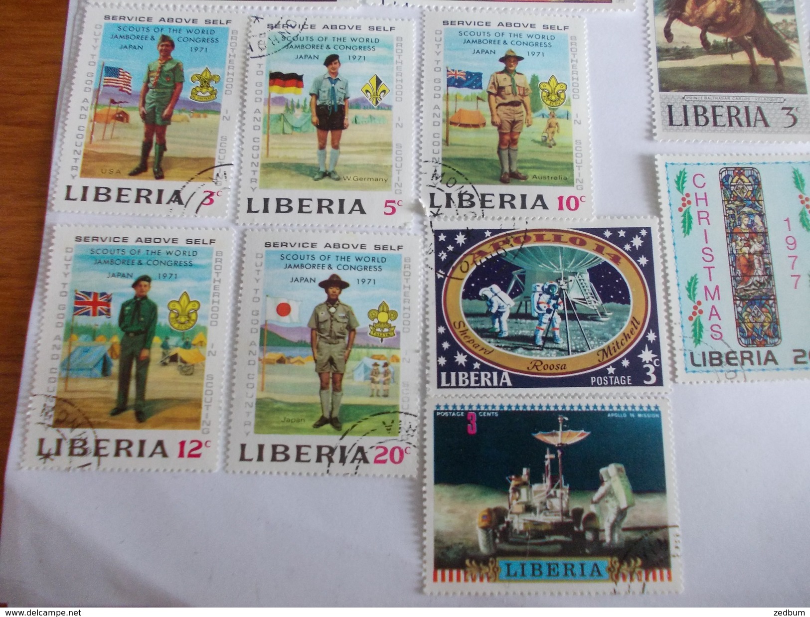 TIMBRE Liberia Valeur 5.15 &euro; - Liberia