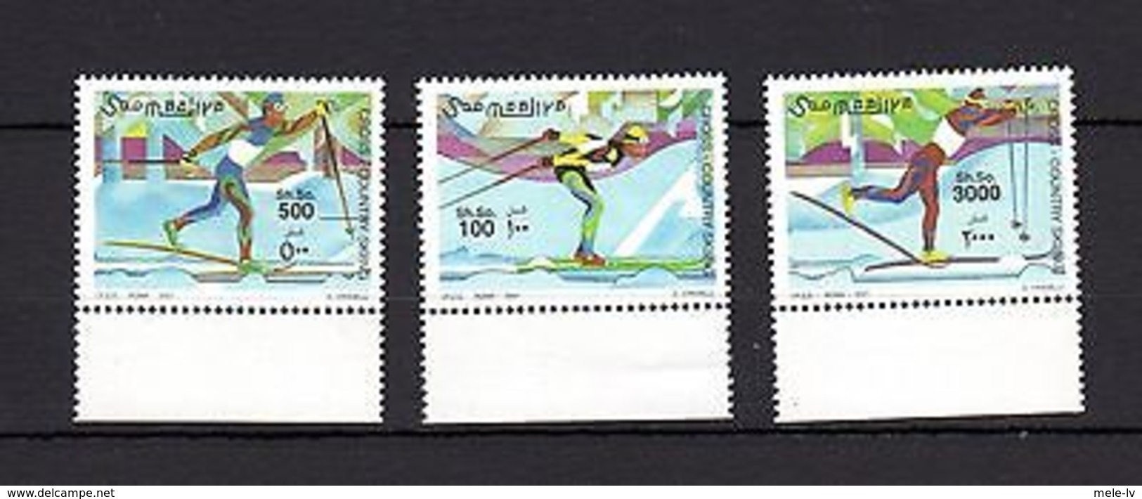 Somalia 2001 Cross-country Skiing MNH - Autres & Non Classés