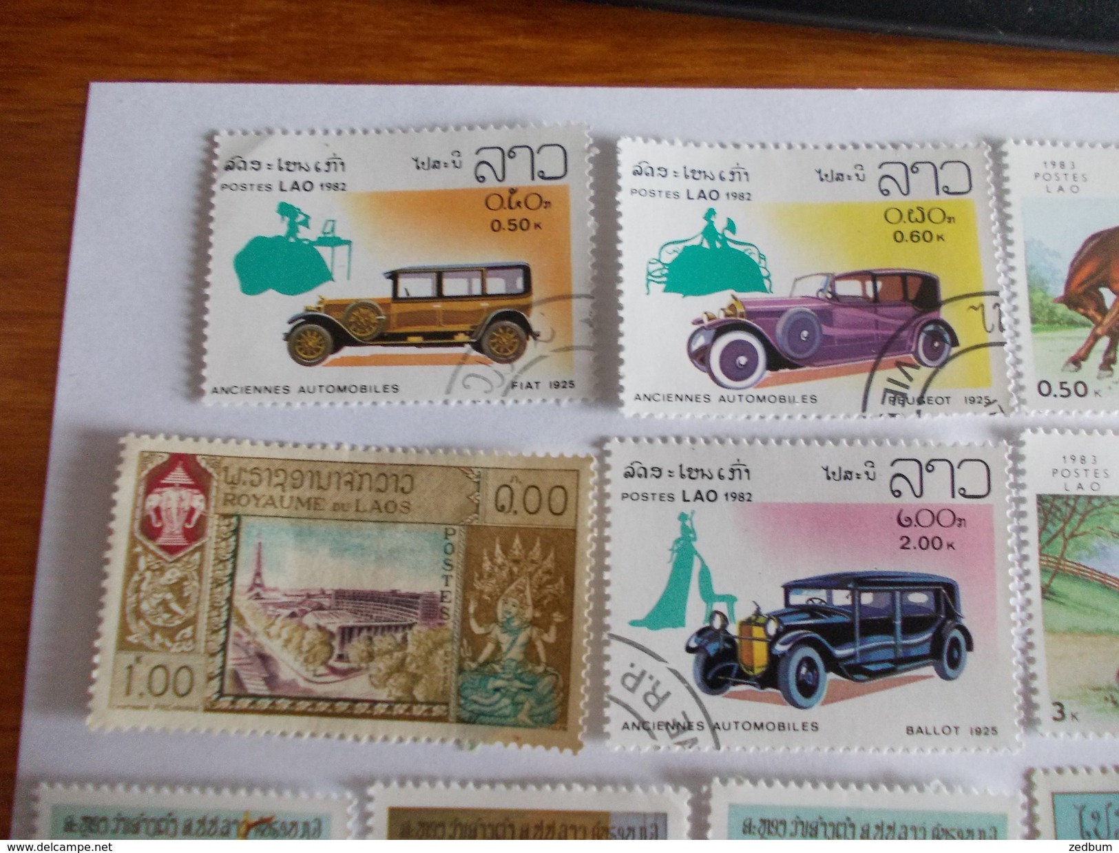 TIMBRE Laos Valeur 4.95 &euro; - Laos