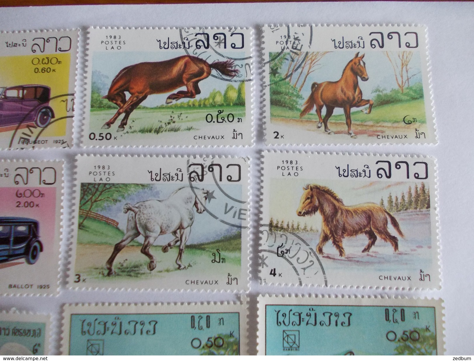 TIMBRE Laos Valeur 4.95 &euro; - Laos