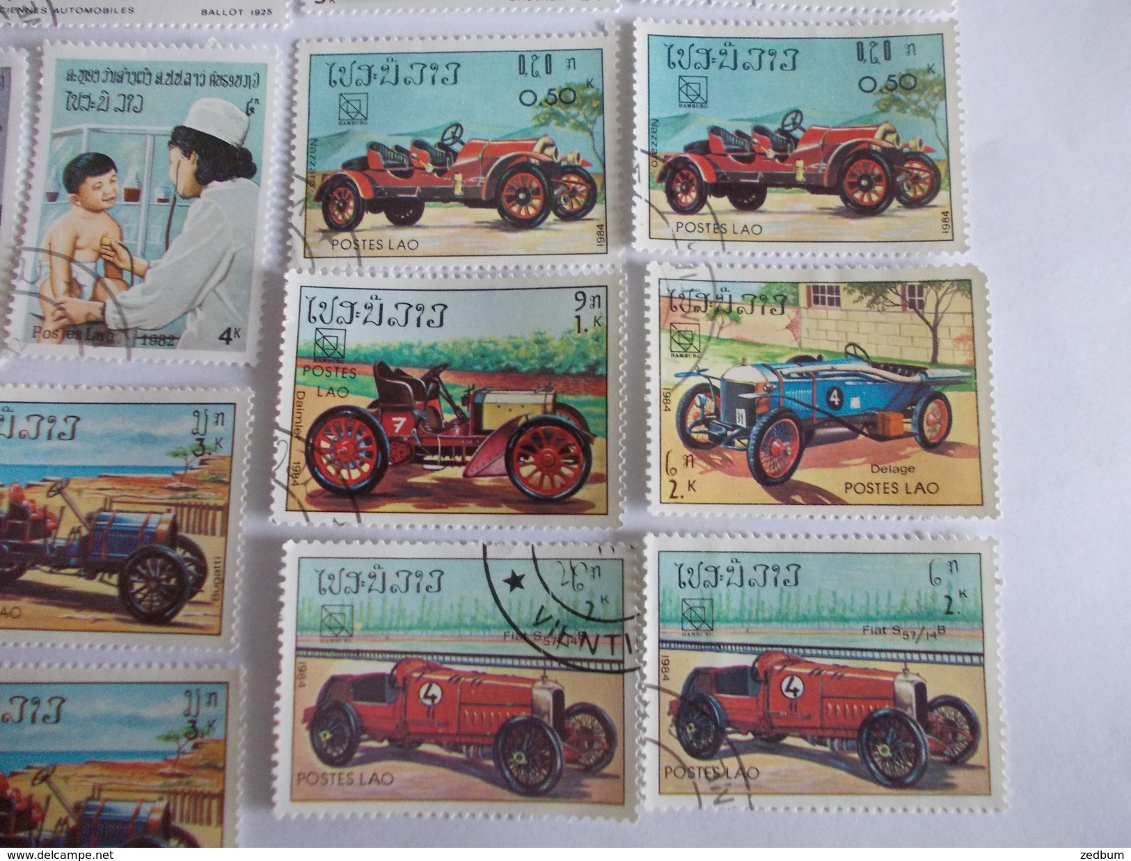 TIMBRE Laos Valeur 4.95 &euro; - Laos