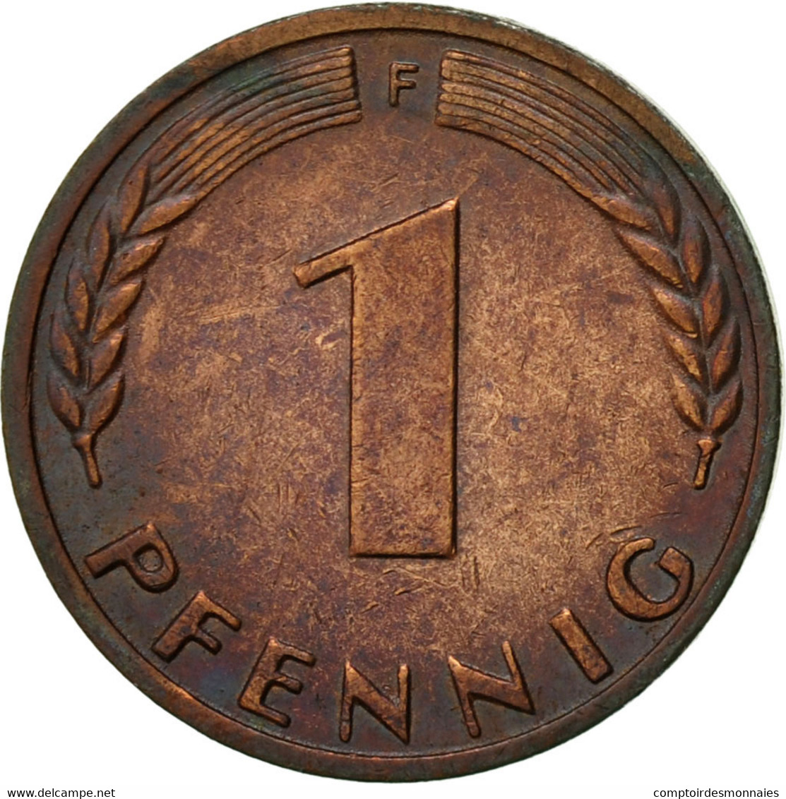 Monnaie, République Fédérale Allemande, Pfennig, 1968, Stuttgart, TTB, Copper - 1 Pfennig