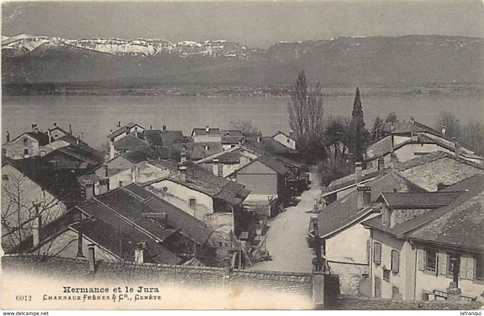 Ref V211- Suisse - Hermance - Et Le Jura   - Carte Bon Etat - - Hermance