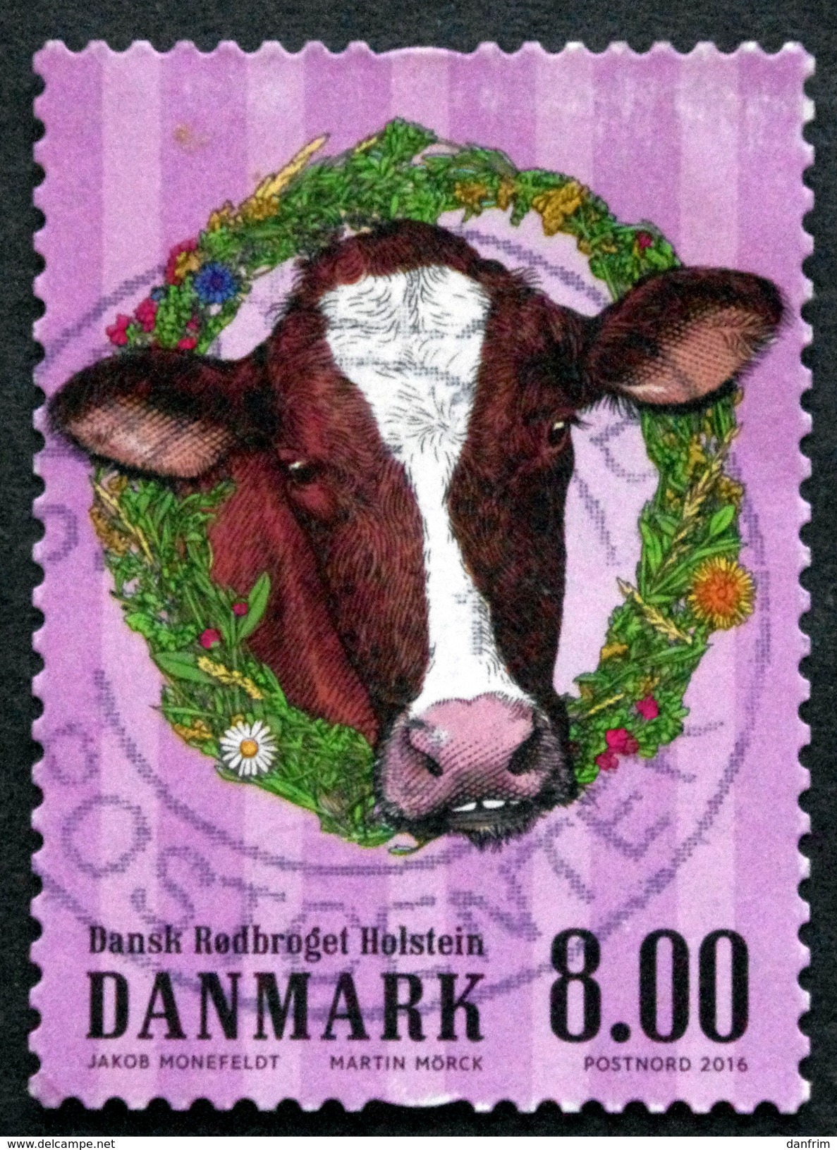 Denmark  2016 Cow    MiNr.1871  (O)   ( Lot  D 617 ) - Used Stamps