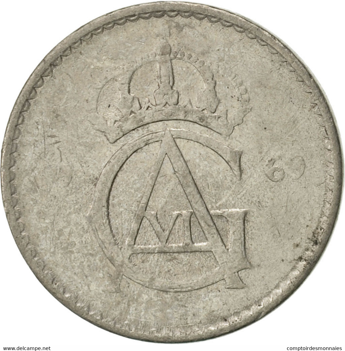 Monnaie, Suède, Gustaf VI, 10 Öre, 1969, TB+, Copper-nickel, KM:835 - Suède