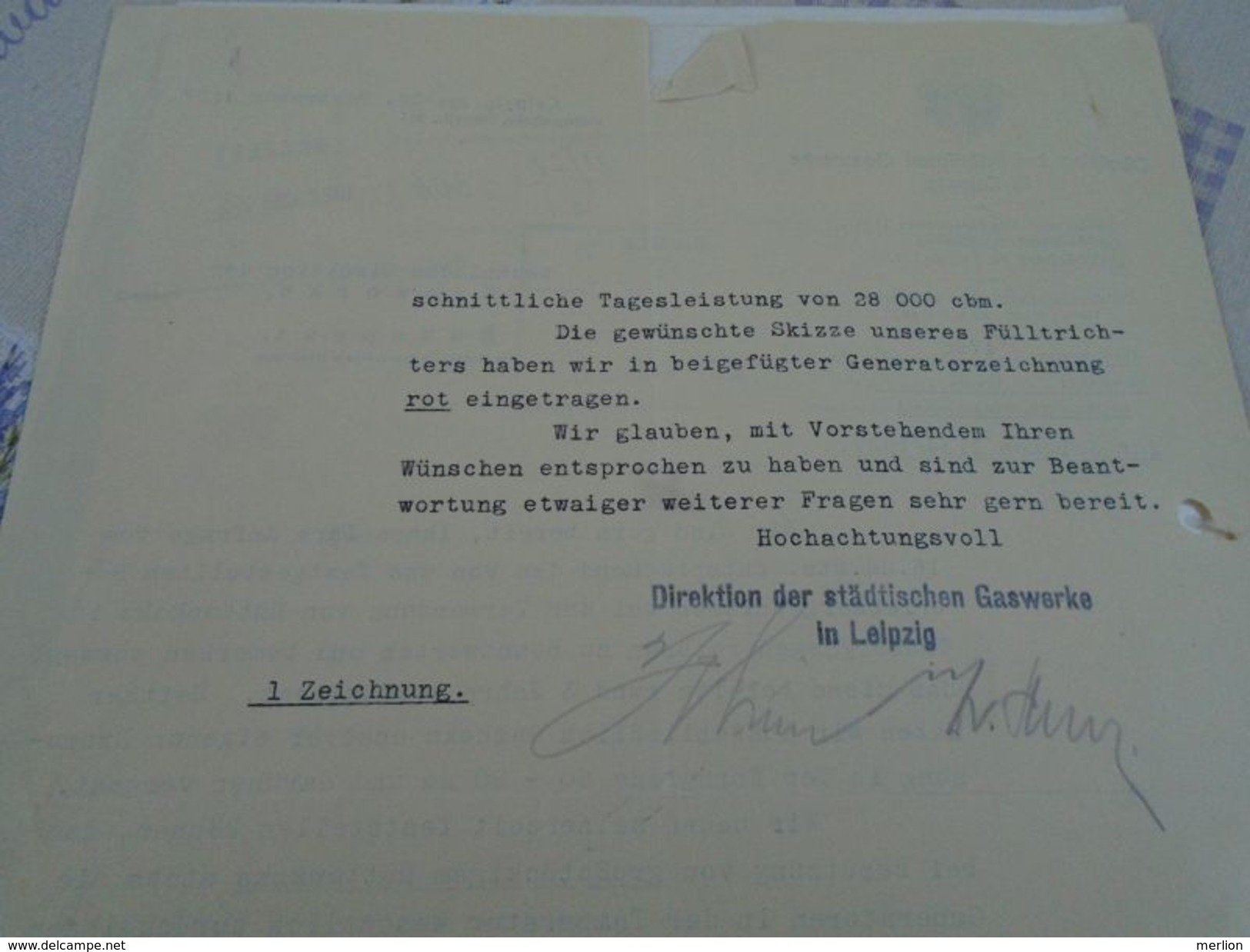 AD036.23 Old Letter   LEIPZIG  St. GASWERKE  -1927 -Gaswerke Budapest - Électricité & Gaz