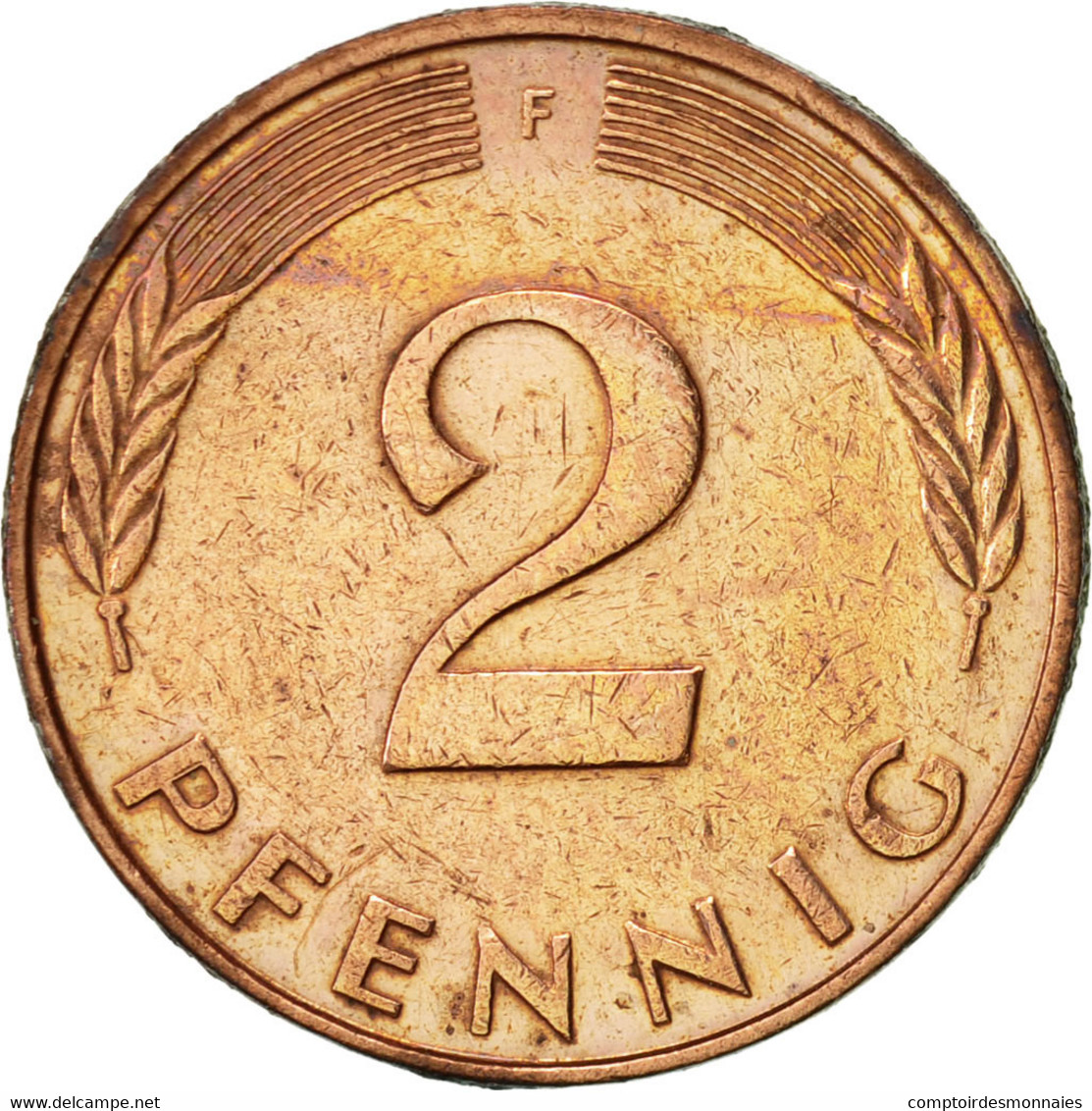 Monnaie, République Fédérale Allemande, 2 Pfennig, 1983, Stuttgart, SUP - 2 Pfennig