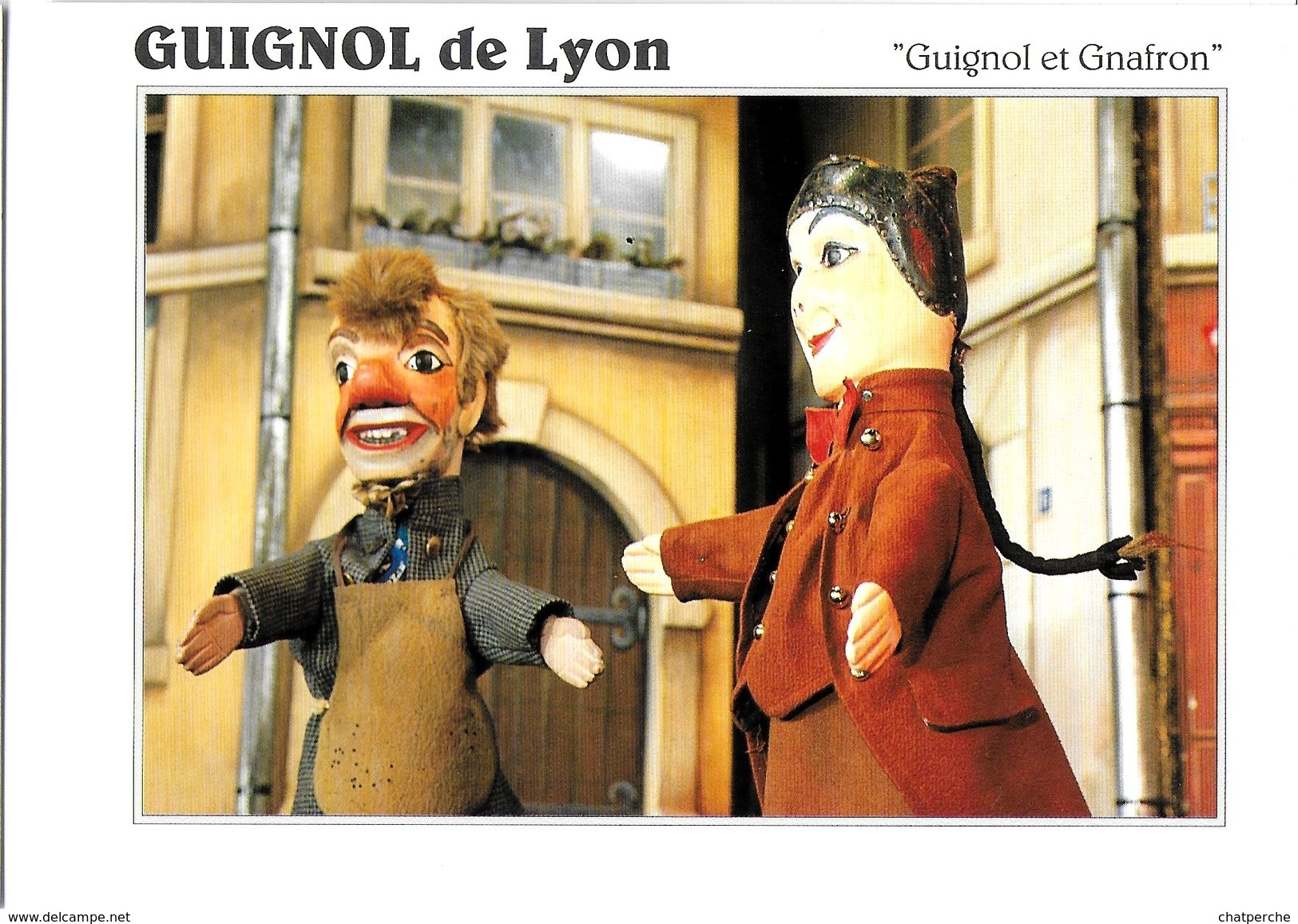 SPECTACLE THÉÂTRE MARIONNETTES GUIGNOL DE LYON  GUIGNOL ET GNAFRON   ED. GUYOT 2725 - Teatro