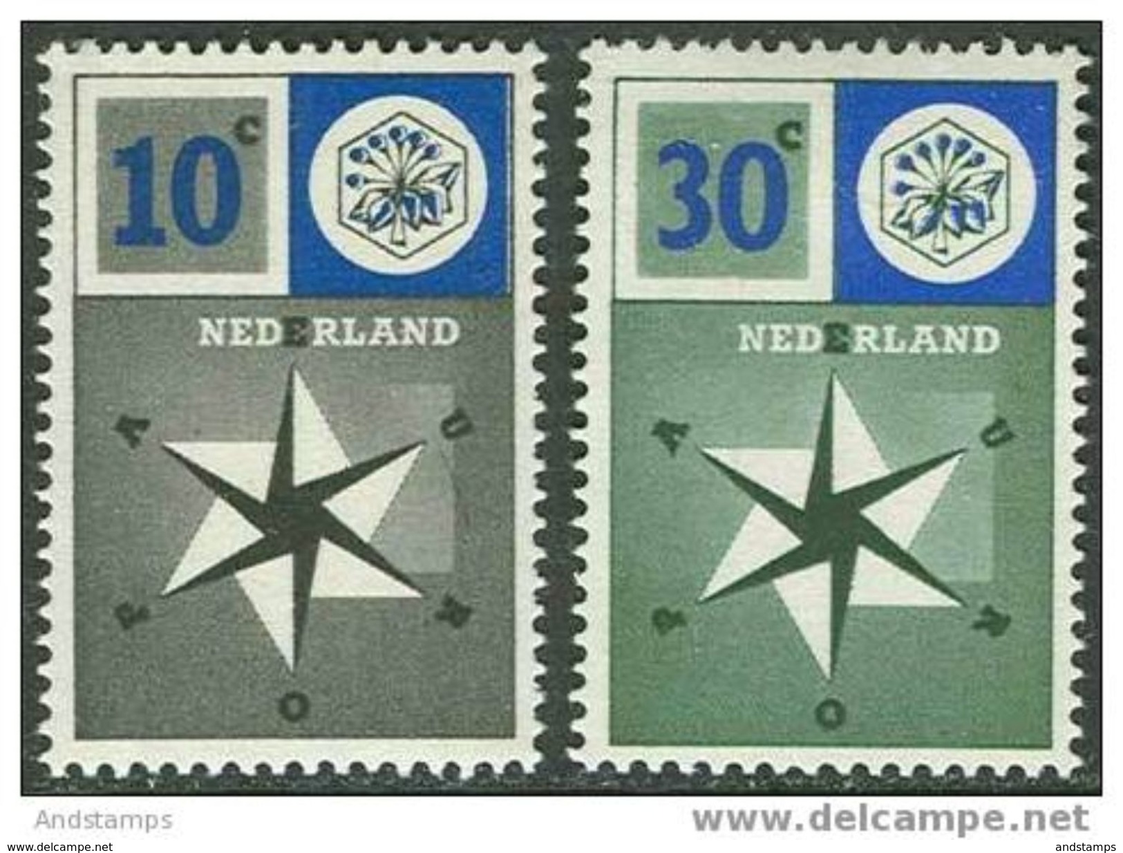 Netherlands 1957. Michel #704/05 MNH(**)/Luxe. Europa CEPT - 1957