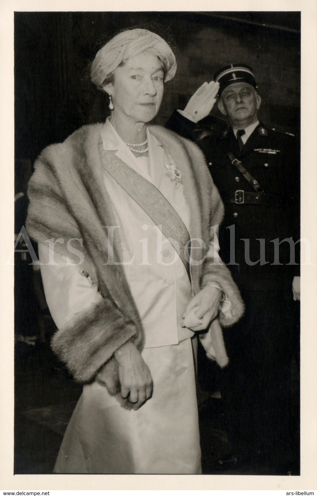 Postcard / Royalty / Luxembourg / Grande-duchesse Charlotte De Luxembourg / Rose D'Or / 1956 - Famille Grand-Ducale