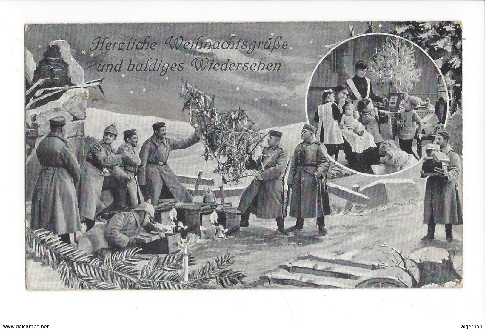 17324 - Herzliche Weihnachtsgrüsse Und Baldiges Wiedersehen 1915 - Altri & Non Classificati