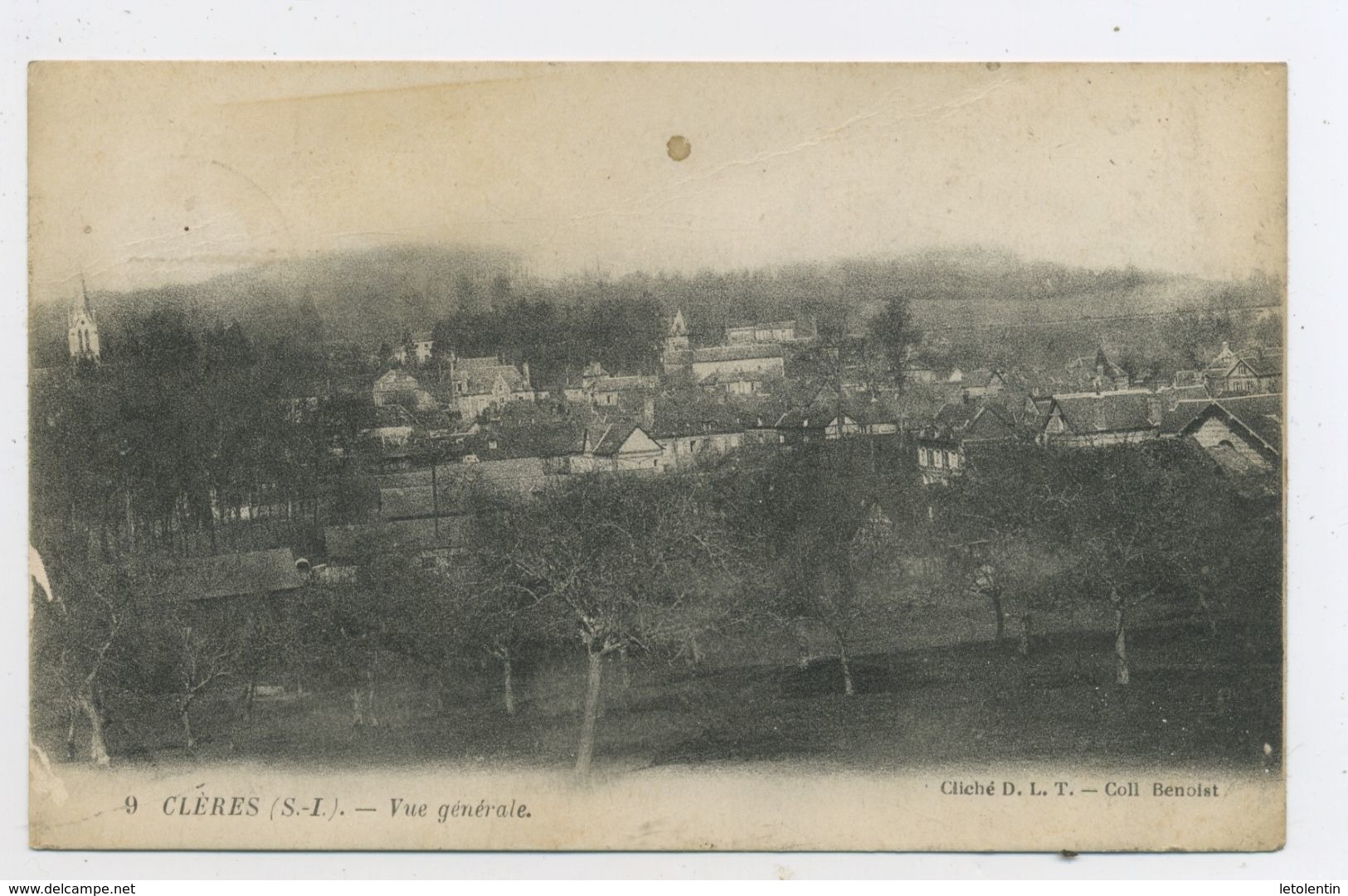 CPA: 76 - CLERES - VUE GENERALE - Clères