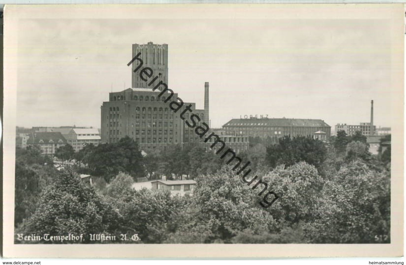 Berlin - Tempelhof - Ullsteinhaus - Foto-Ansichtskarte 50er Jahre - Verlag Neihs Berlin - Tempelhof