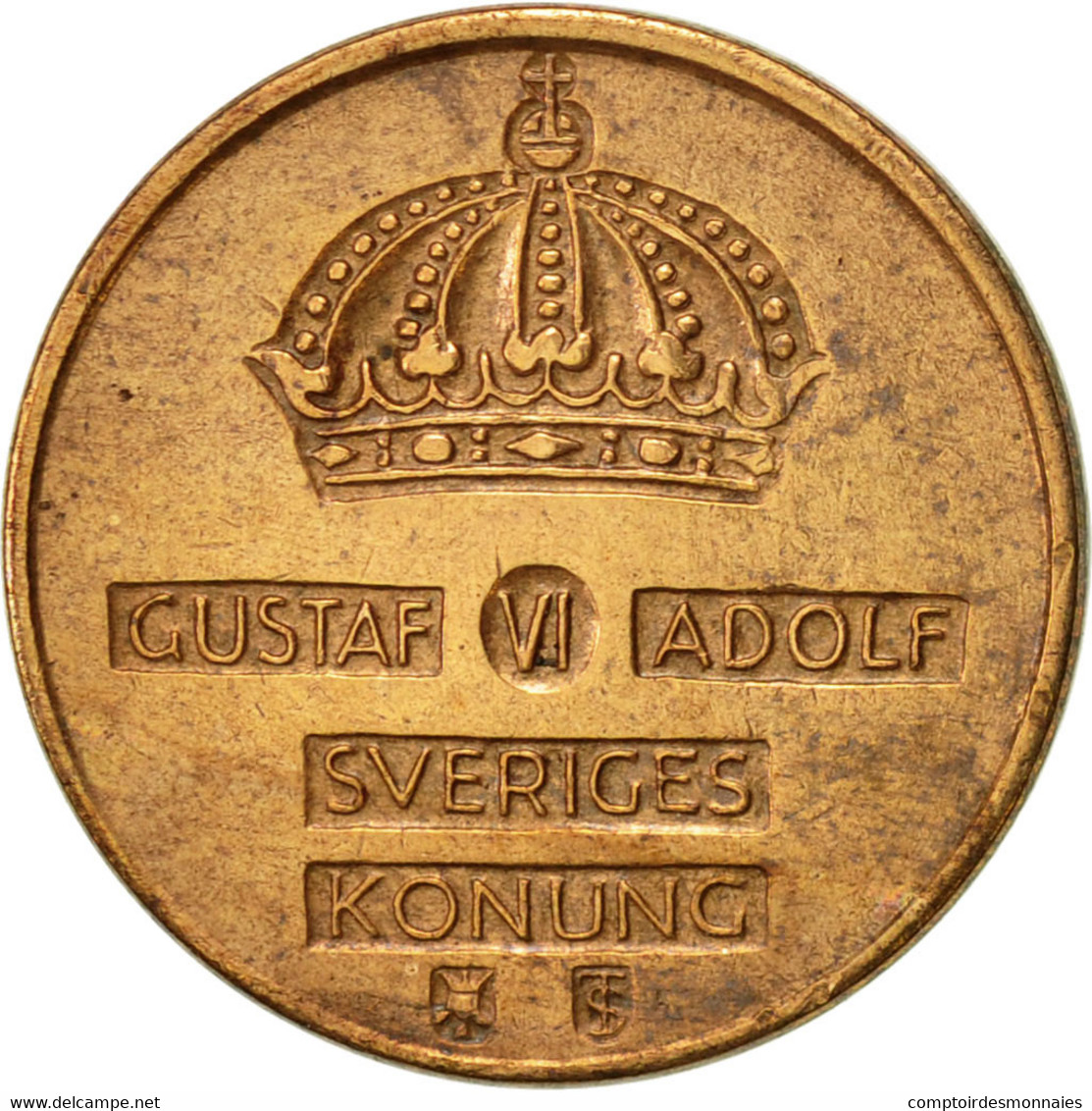 Monnaie, Suède, Gustaf VI, Ore, 1960, TTB+, Bronze, KM:820 - Suède