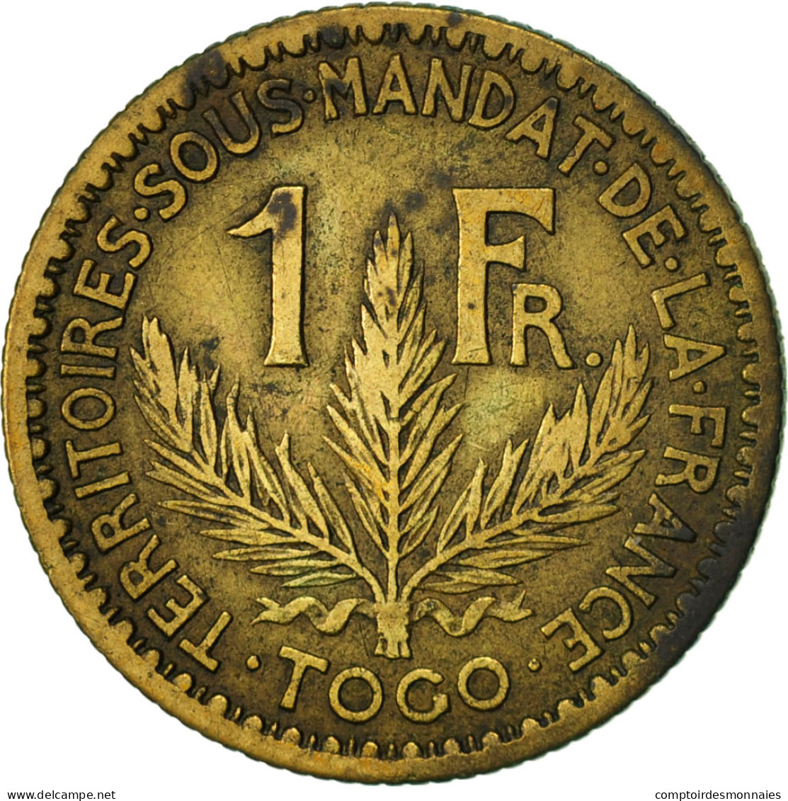 Monnaie, Togo, Franc, 1924, Paris, TTB, Aluminum-Bronze, KM:2 - Togo