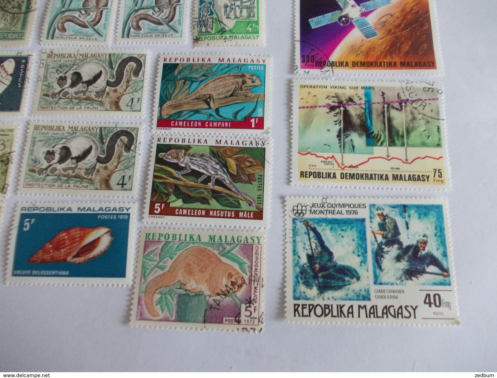 TIMBRE Madagascar Valeur 6.50 &euro; - Madagascar (1960-...)