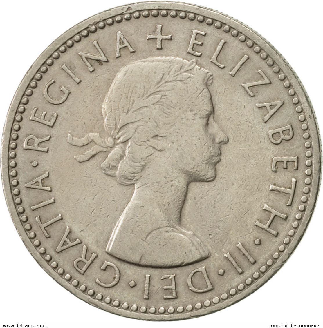 Monnaie, Grande-Bretagne, Elizabeth II, Shilling, 1954, TTB+, Copper-nickel - I. 1 Shilling