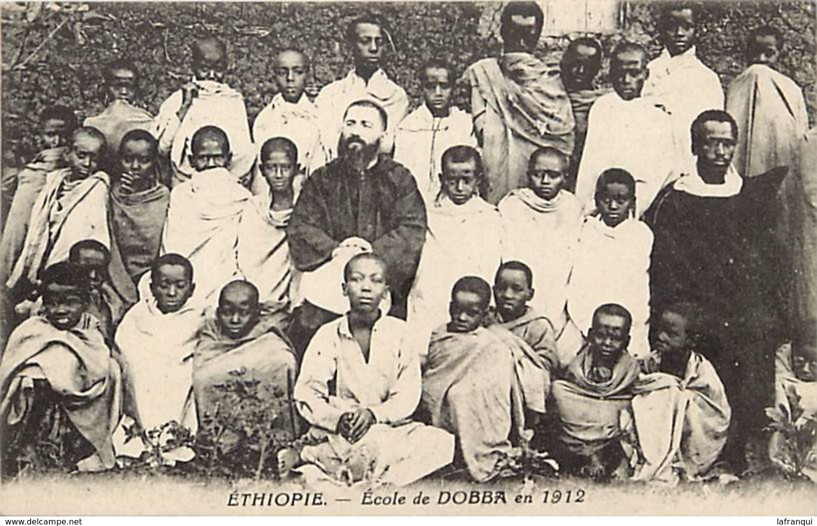 Ref V167- Ethiopie - Ecole De Dobba En 1912  - Carte Bon Etat - - Äthiopien