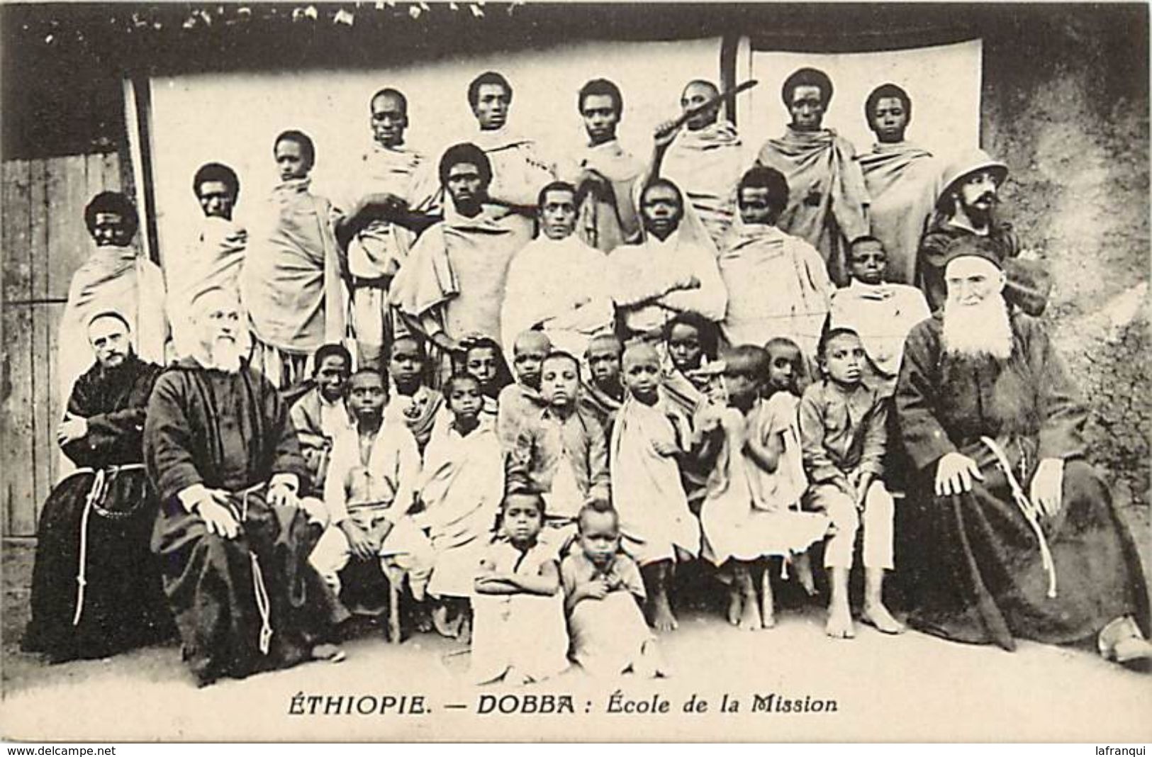 Ref V165- Ethiopie - Ecole De Dobba - Ecole De La Mission   - Carte Bon Etat - - Ethiopie