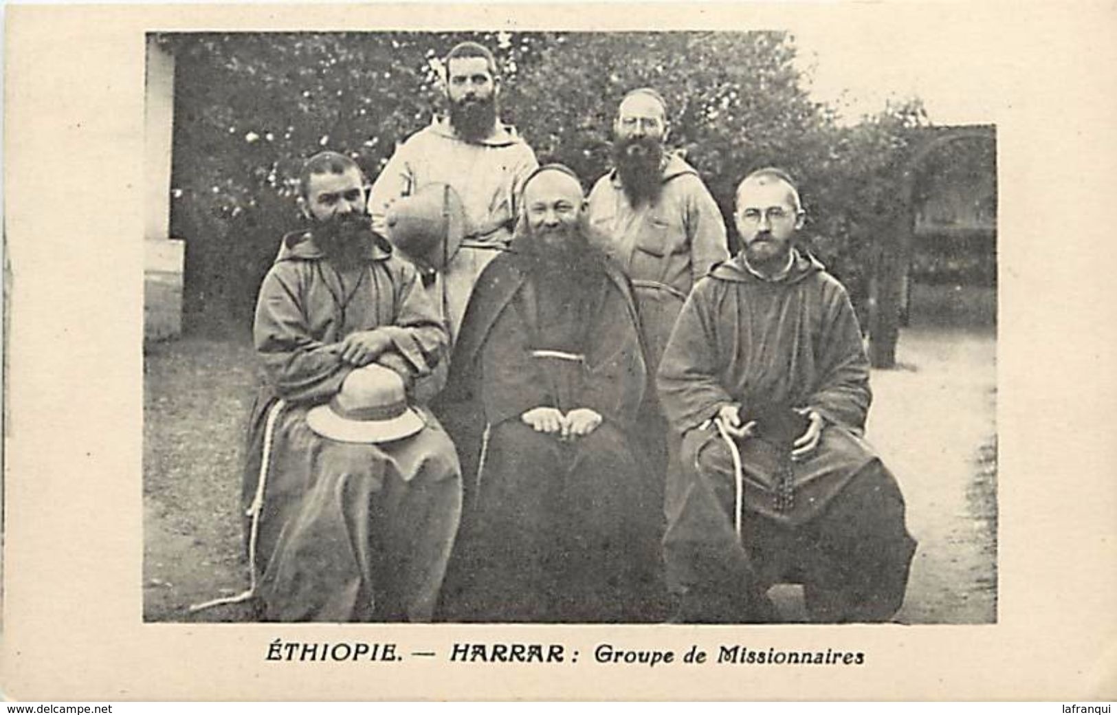 Ref V161- Ethiopie - Harrar - Groupe De Missionnaires   - Carte Bon Etat - - Äthiopien