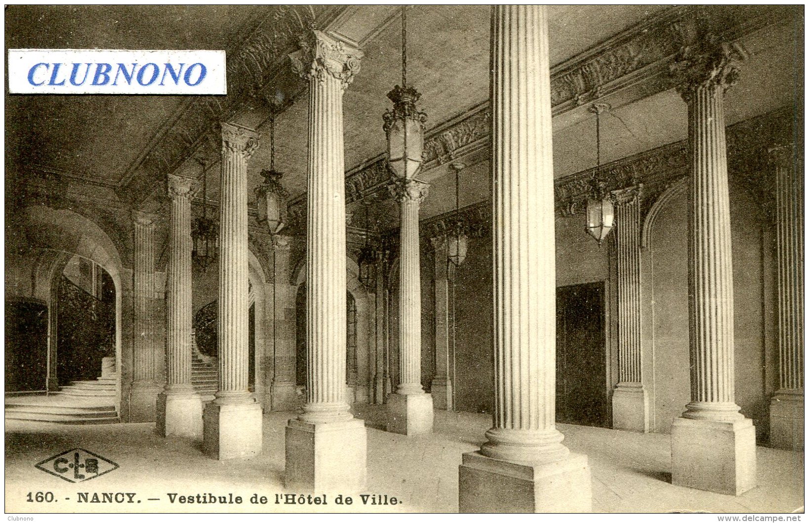 CPA -  NANCY -  HOTEL DE VILLE - VESTIBULE (IMPECCABLE) - Nancy