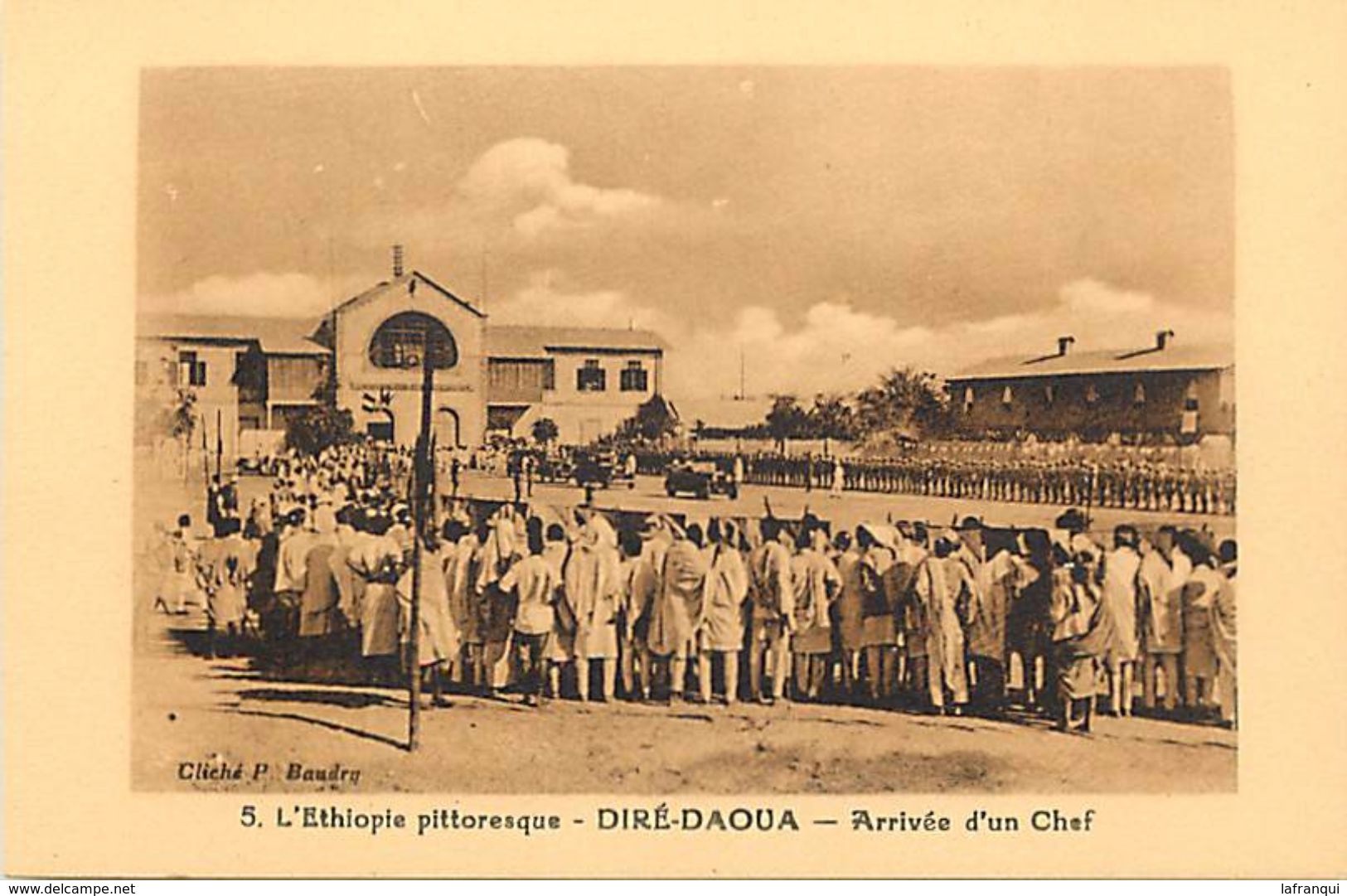 Ref V151- Ethiopie - Diré Daoua - Arrivee D Un Chef   - Carte Bon Etat  - - Ethiopie