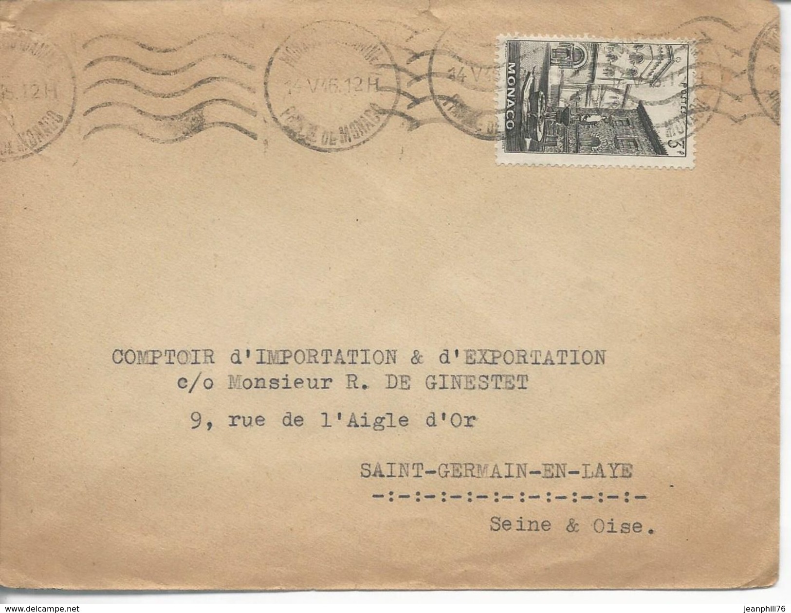 N°267 S.s/l  1946 - Covers & Documents