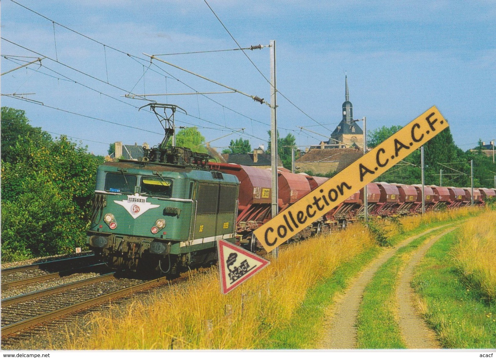 BB 25500 Avec Train De Granulats, à Domfront-en-Champagne (72) - - Autres & Non Classés